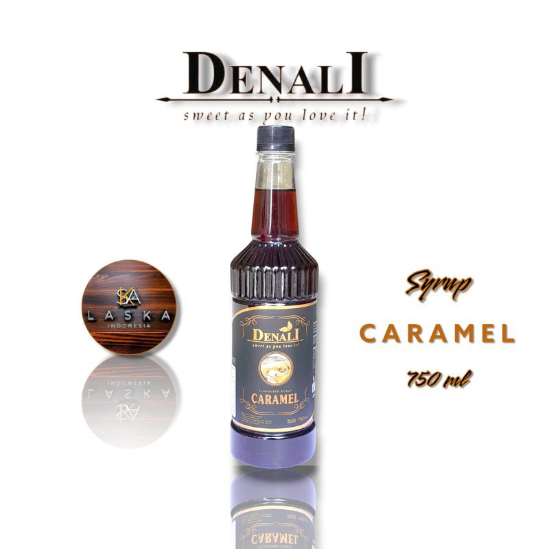 

Denali Caramel Syrup 750 ml - Sirup Caramel Merk Denali - Sirup Denali Rasa Caramel