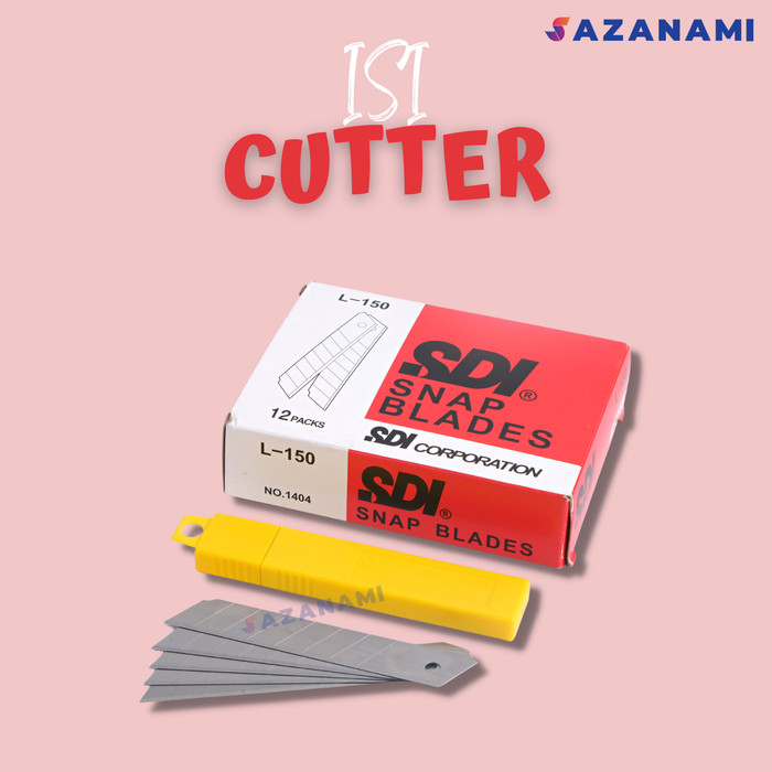 

SDI ISI CUTTER BESAR SDI L-150 REFILL KATER SDI L150 ISI CUTTER L500