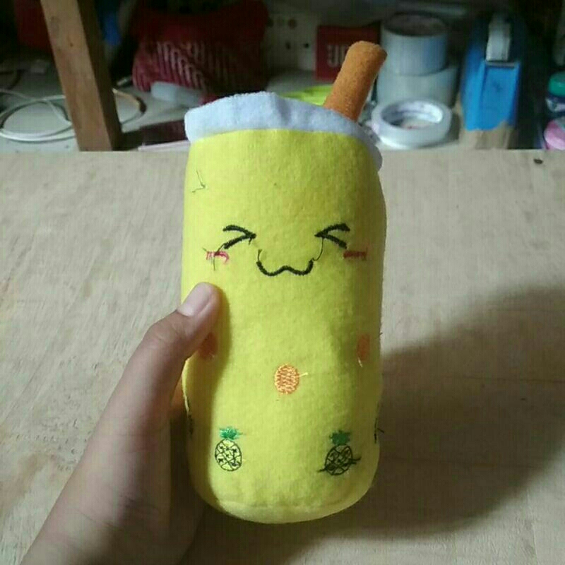 boneka Boba gantungan kunci mini