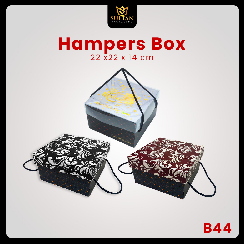 

Box Hampers - Dus Souvenir - Box Hadiah Souvenir Tenteng Mewah - B44