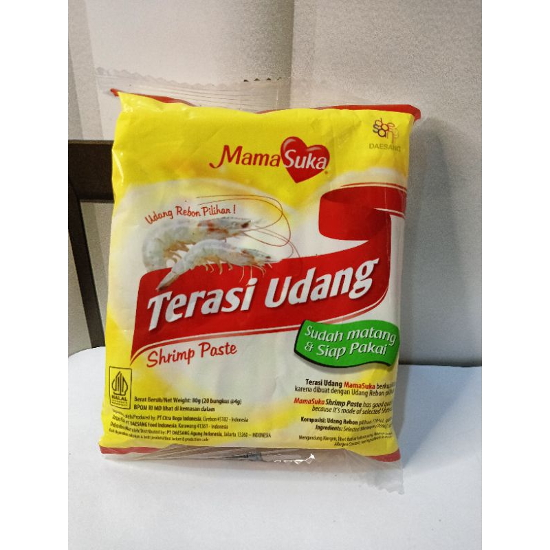 

Terasi udang Mamasuka isi 20 sachet 4g | Trasi