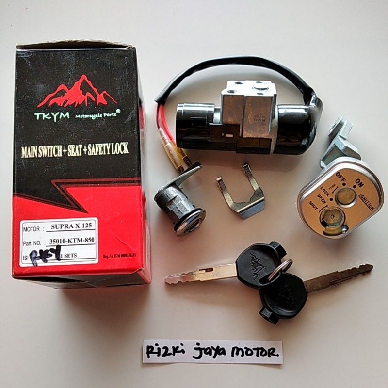 Kunci kontak SET supra x 125  35010-KTM-850 ori TAKAYAMA