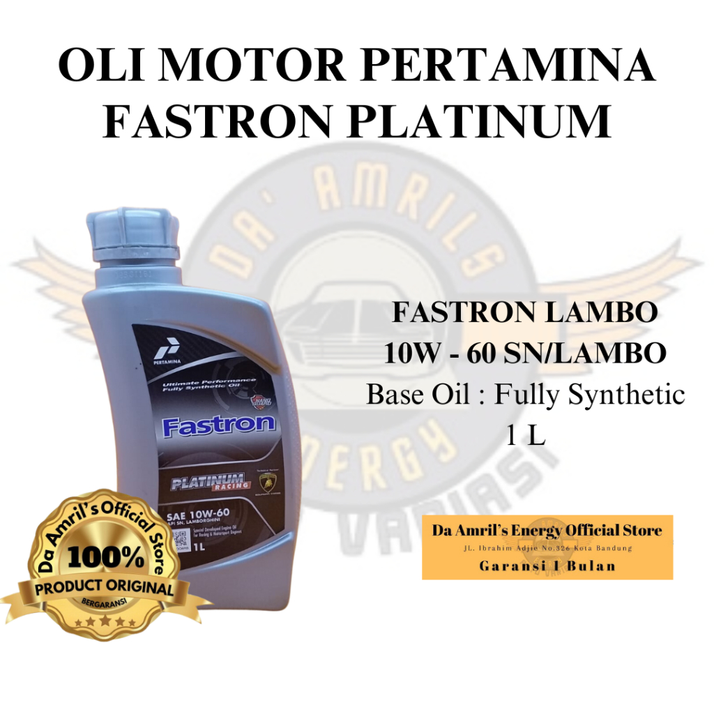 Oli Fastron Platinum Racing SAE 10W-60 1 Liter