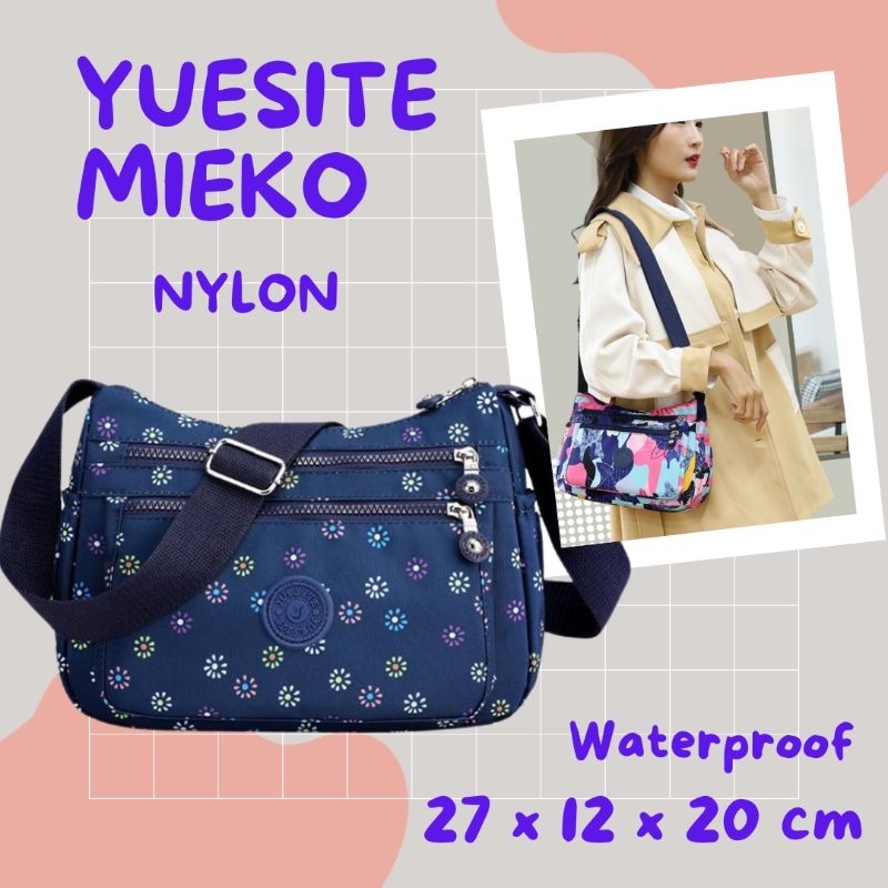 Yuesite bag tas selempang wanita fashion korea slempang motif slingbag import