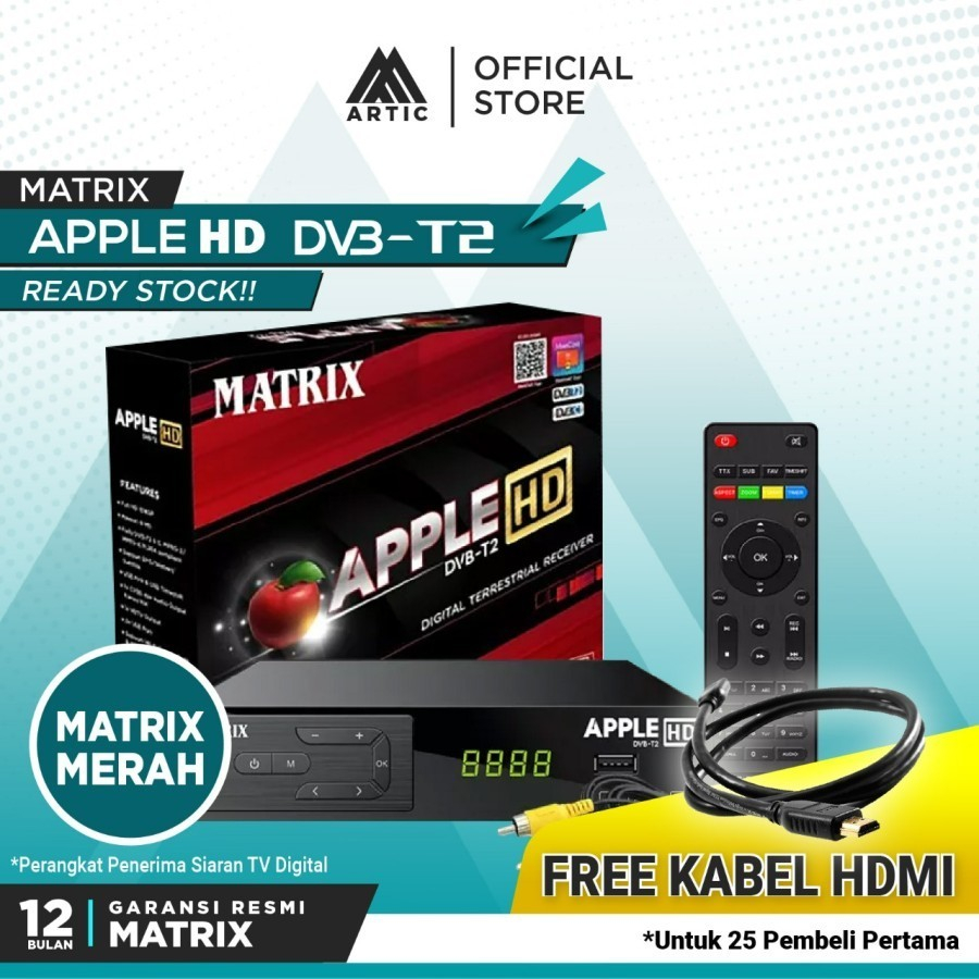 SET TOP BOX MATRIX APPLE DVBT2