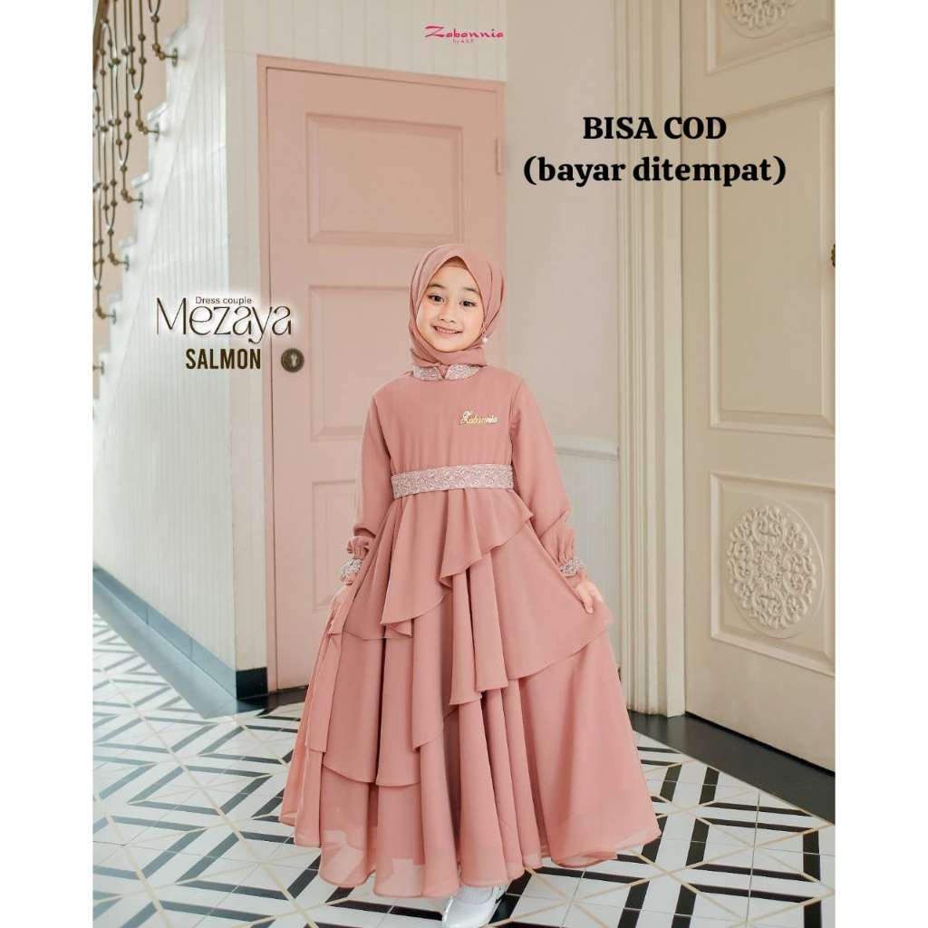 Zabannia Mezaya Dress Kids Gamis Anak Terbaru Exlusive