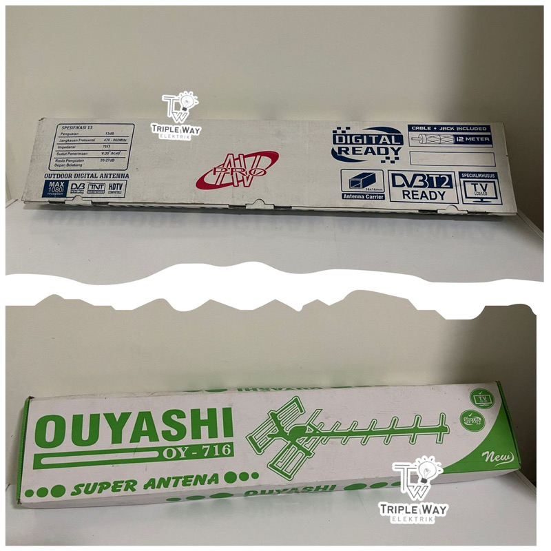 antena digital outdoor + kabel digital ouyashi / AVR