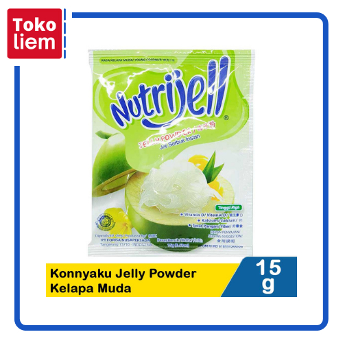 

Nutrijell Konnyaku Jelly Powder Kelapa Muda 15G