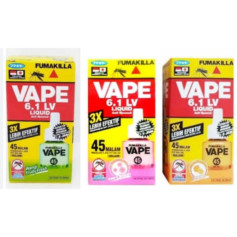Fumakilla Vape Liquid dan Alat Elektrik