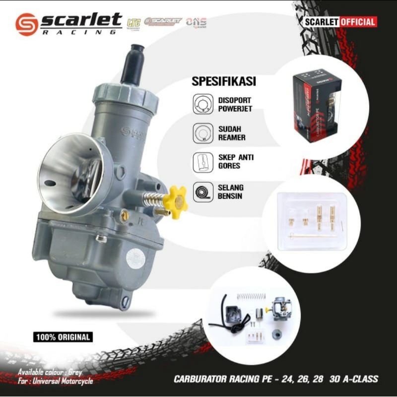 Karbulator // carbulator PE Scarlet // karbu pe28 // karbu pe30