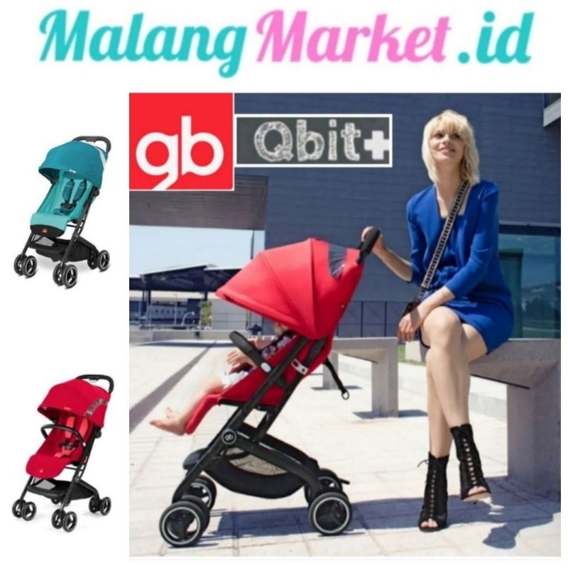 Stroller Gb Qbit + Stroller Gb Qbit Plus Stroller Lipat kecil Stroller Cabin size Mirip Pockit