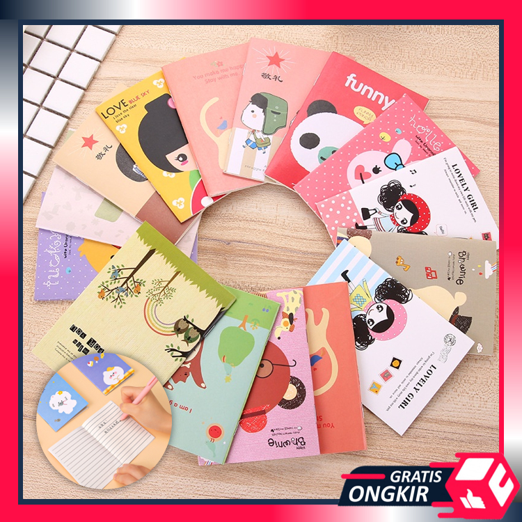 

Gratis Ongkir - B582 Buku Tulis Mini Motif Random / Buku Tulis Memo Kecil Motif Kartun / Buku Memo Kecil / Book Mini