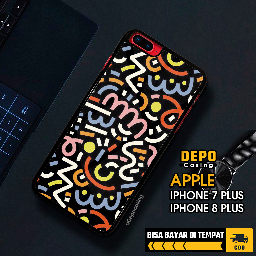Case Iphone 7 Plus 8 Plus Casing Iphone 7 Plus 8 Plus Casing Depo Casing [DDLE] Case Glossy Case Aes