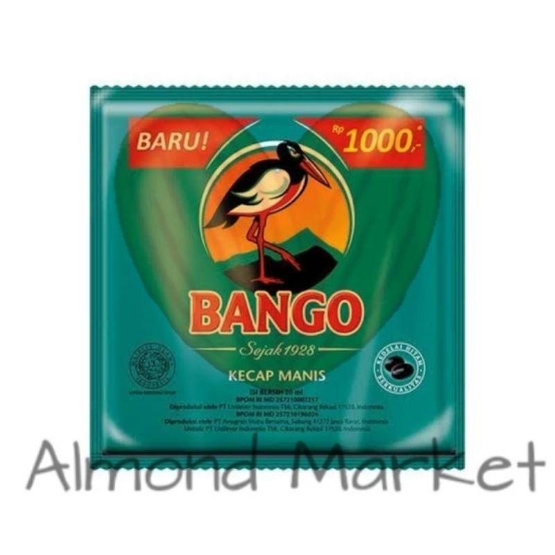 

Kecap Manis Bango 1000 4 Renceng x 12 Pcs