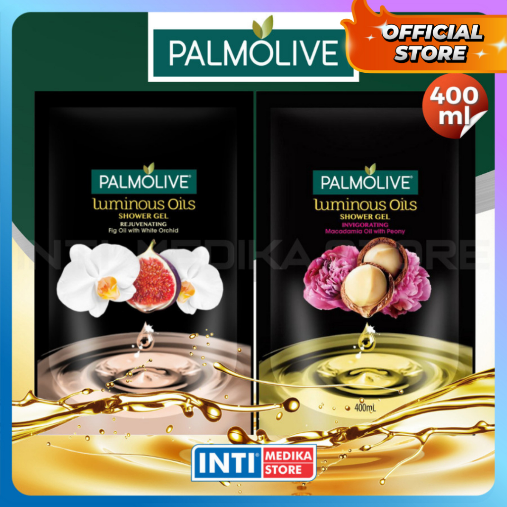 PALMOLIVE - Sabun Mandi Cair Luminous Oil 400ml | Shower Gel Body Wash