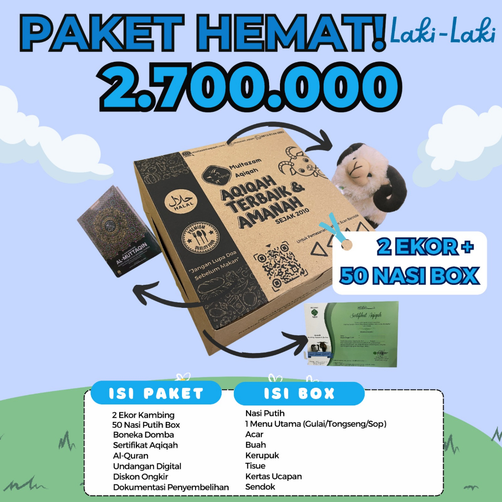 

PAKET AQIQAH HEMAT -Laki Laki