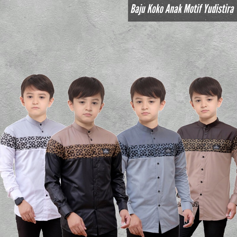 Baju Koko Anak Laki Laki Lengan Panjang Baju Koko Anak Umur 5 Sampai 15 Tahun Baju Koko Anak Terbaru