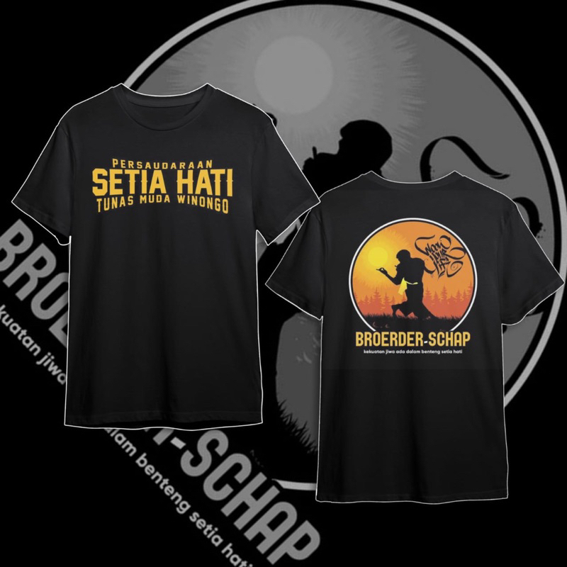 Kaos PSHW Winongo Broerder Schap Kaos Distro Winongo Desain Simpel