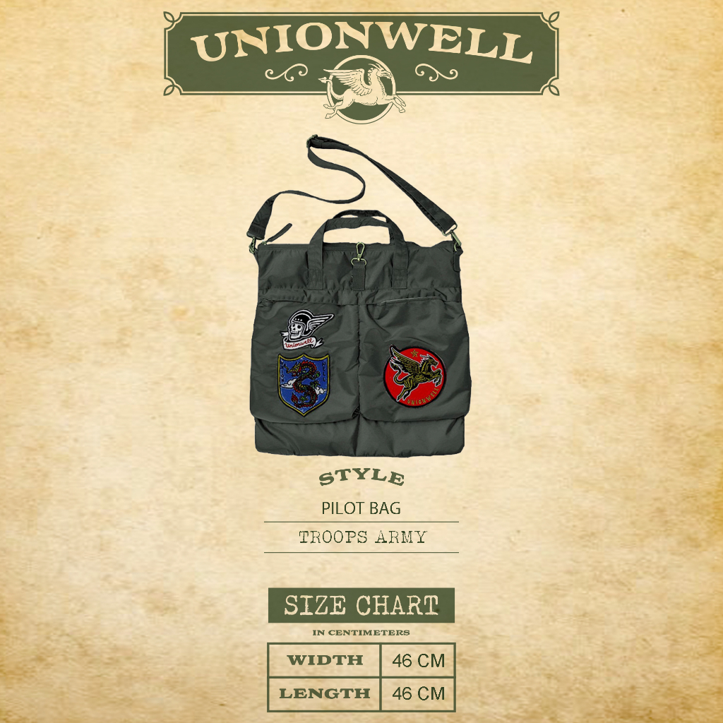 Unionwell Pilot Bag Troops Army