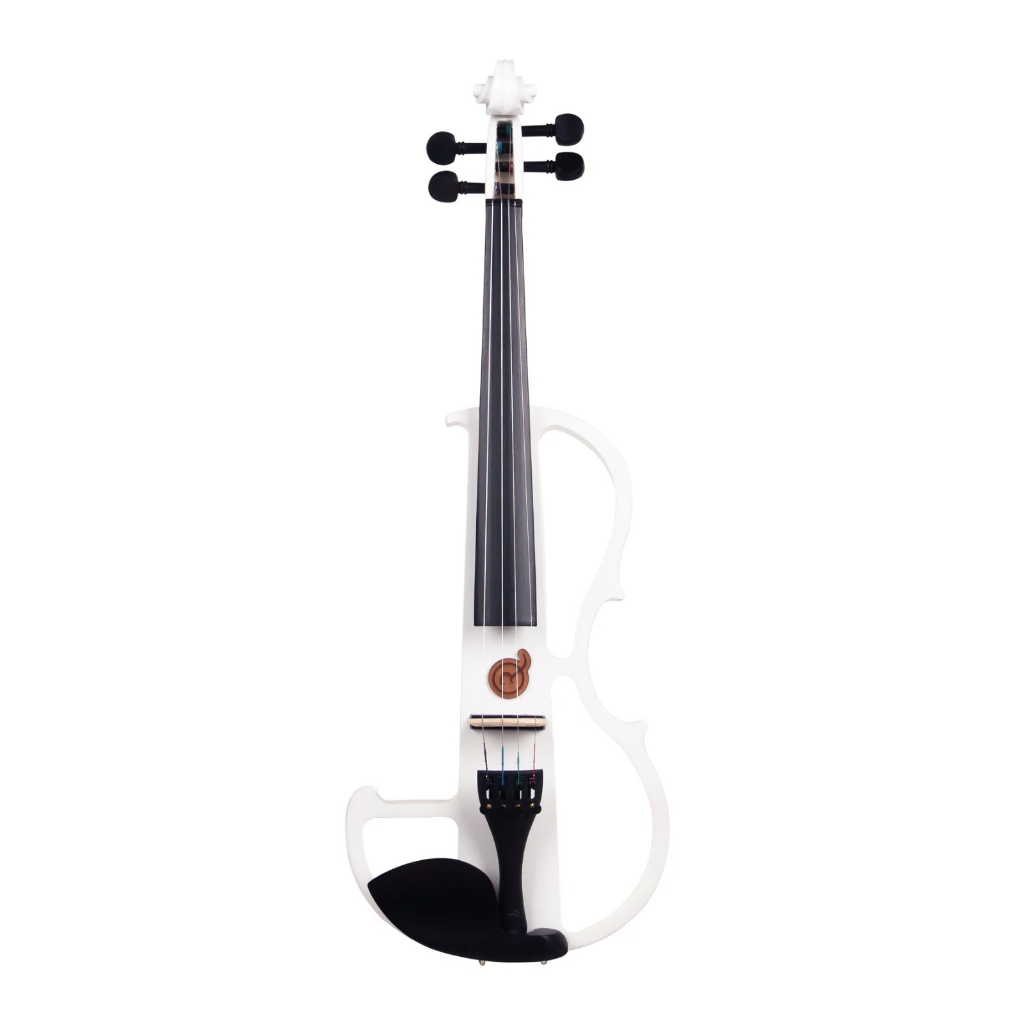 Biola/Violin Elektrik Mandalika Music Size 4/4 Putih