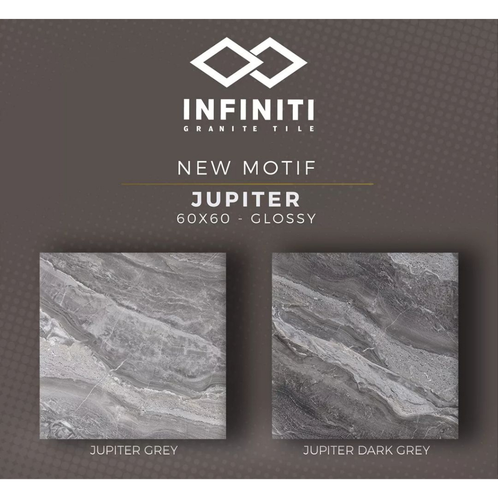 Granit 60x60 INFINITI Jupiter Glossy Motif Marmer