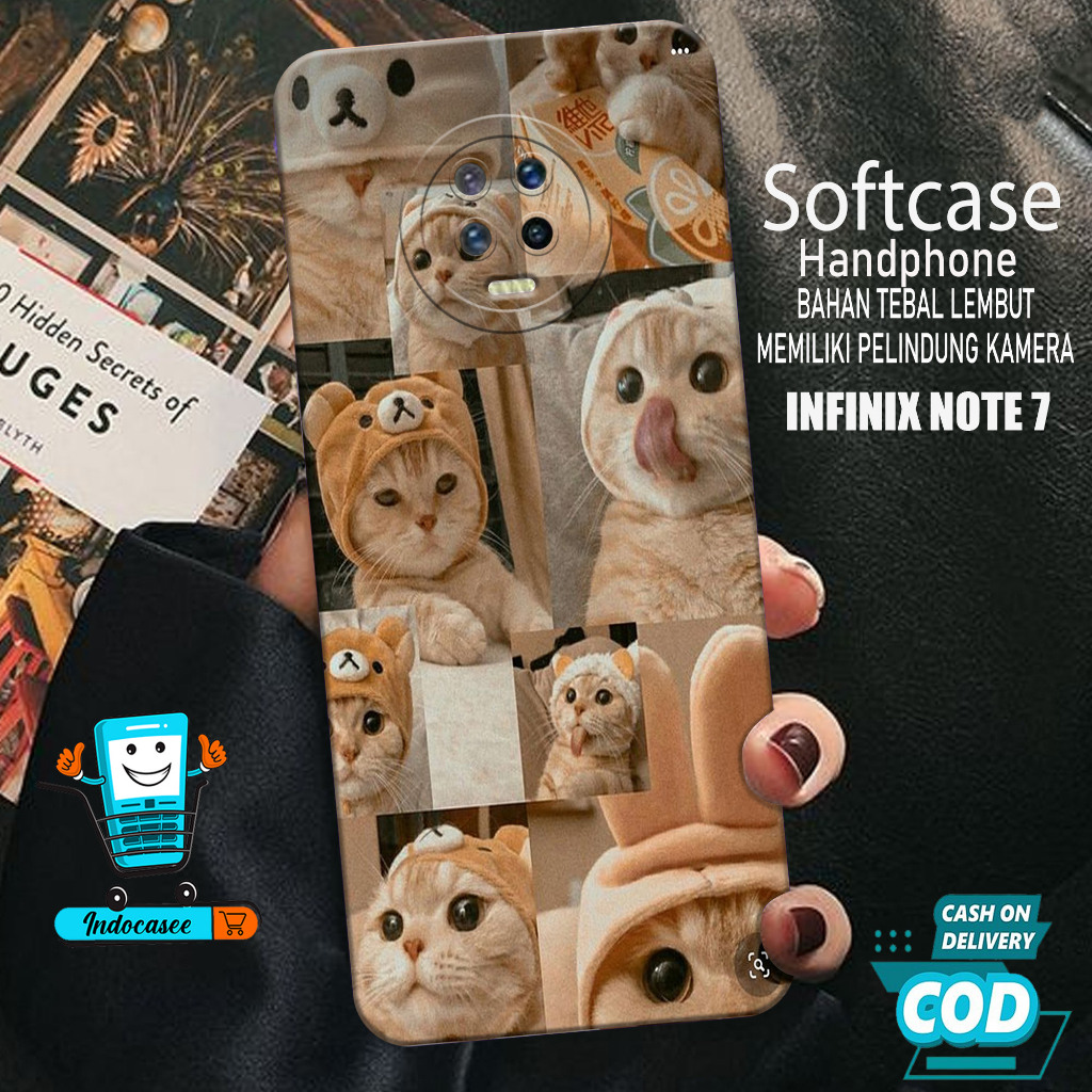 Case Hp INFINIX NOTE 7 - Softcase INFINIX NOTE 7 Terbaru - Casing INFINIX NOTE 7 - Kesing INFINIX NO
