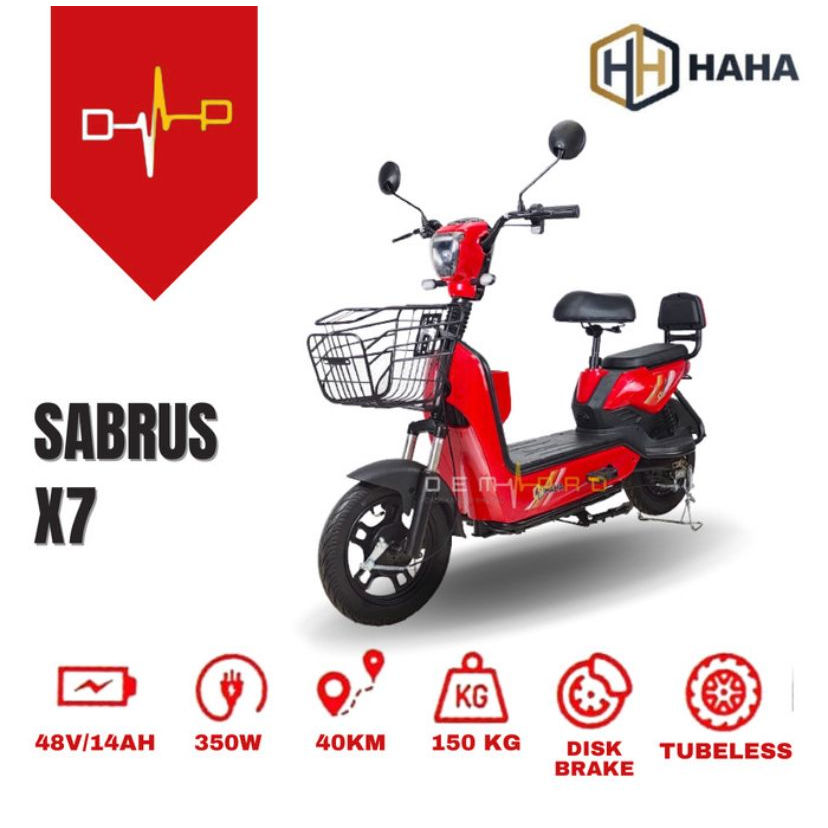 HAHA X7 SABRUS 550W Sepeda Listrik