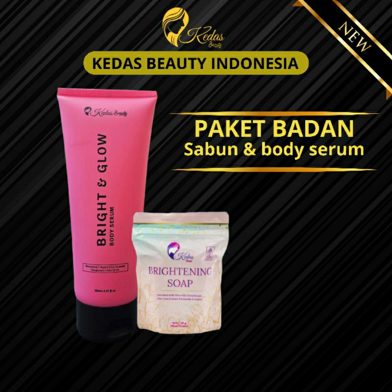 PROMO PAKET SABUN KEDAS BEAUTY DAN BODY SERUM