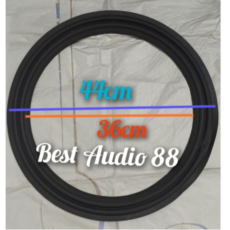 List pinggiran daun kertas speaker 18 inch 18inch FR2 tebal diameter 44cm