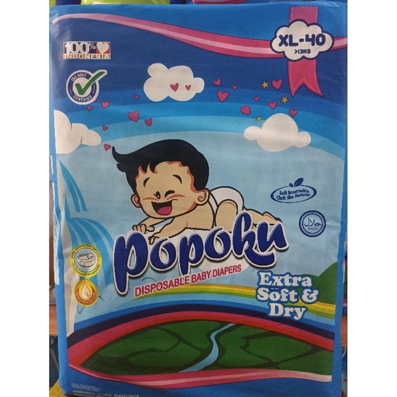 Popoku baby Perekat XL isi 40