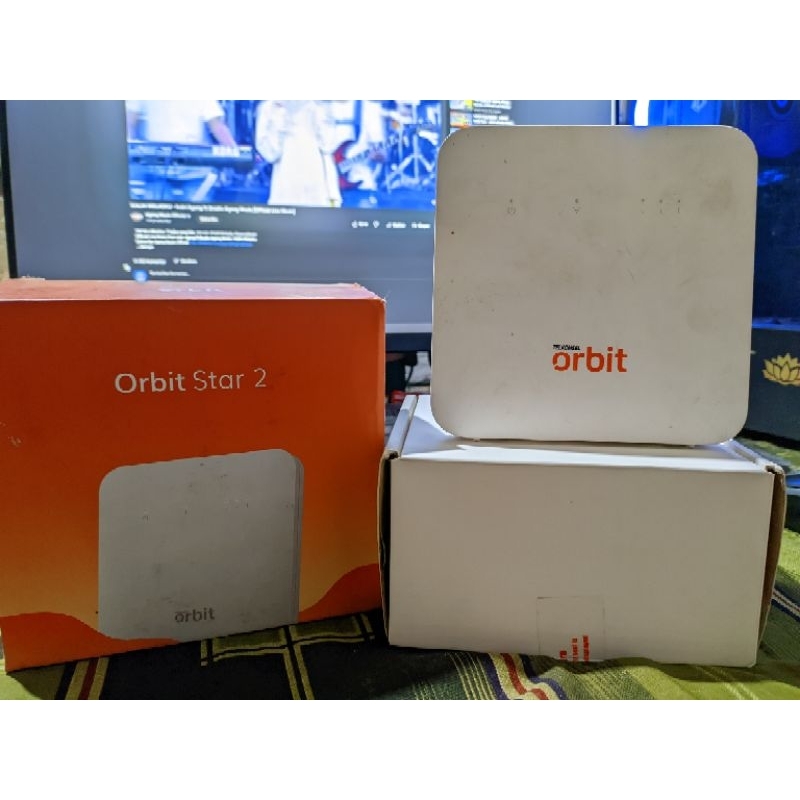 Modem orbit star 2 bekas pemakaian MULUS