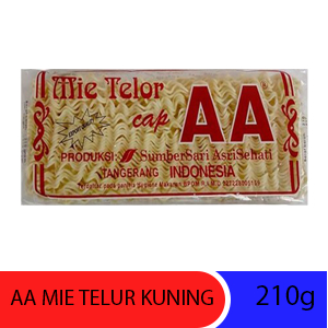 

Mie Telur cap AA MIE 210g