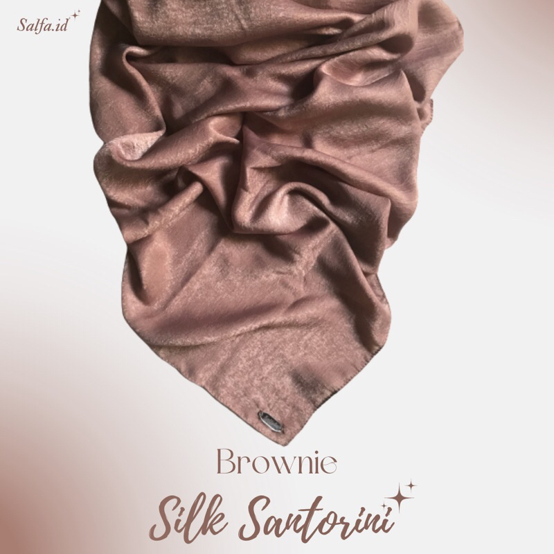 Pashmina Santorini Silk by Salfa.id | Pashmina Velvet Silk | Pashmina Silk | Kerudung Silk | Hijab S