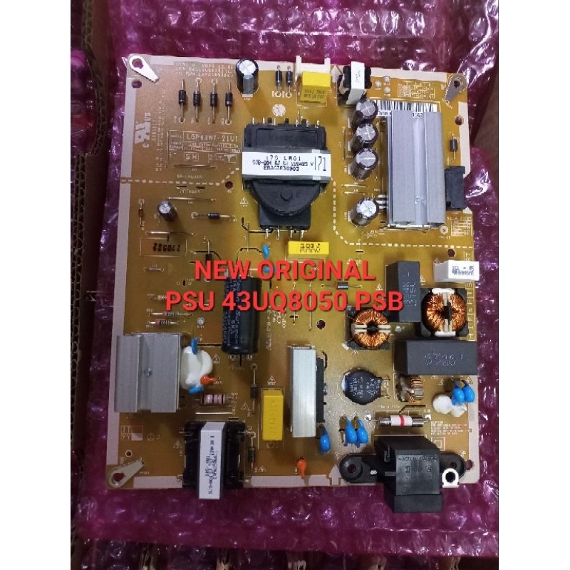 PSU SMPS REGULATOR POWER SUPPLAI POWER SUPLAI LG 43INC 43UQ8050PSB 43UQ8050