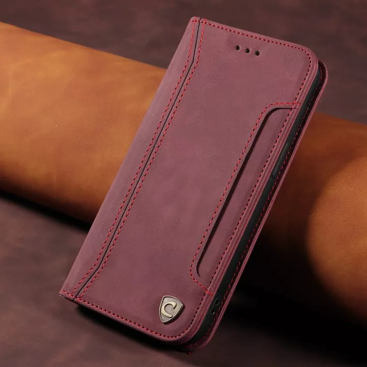 Oppo Reno 11f / 11 / Pro / 6 4G 5G / 10x Zoom Leather Case Magnet C1 Casing Dompet Wallet Kulit Flip