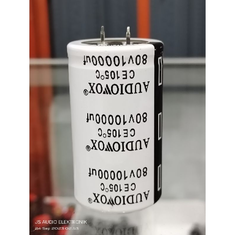 Elco 10000uf 80v audiovox putih