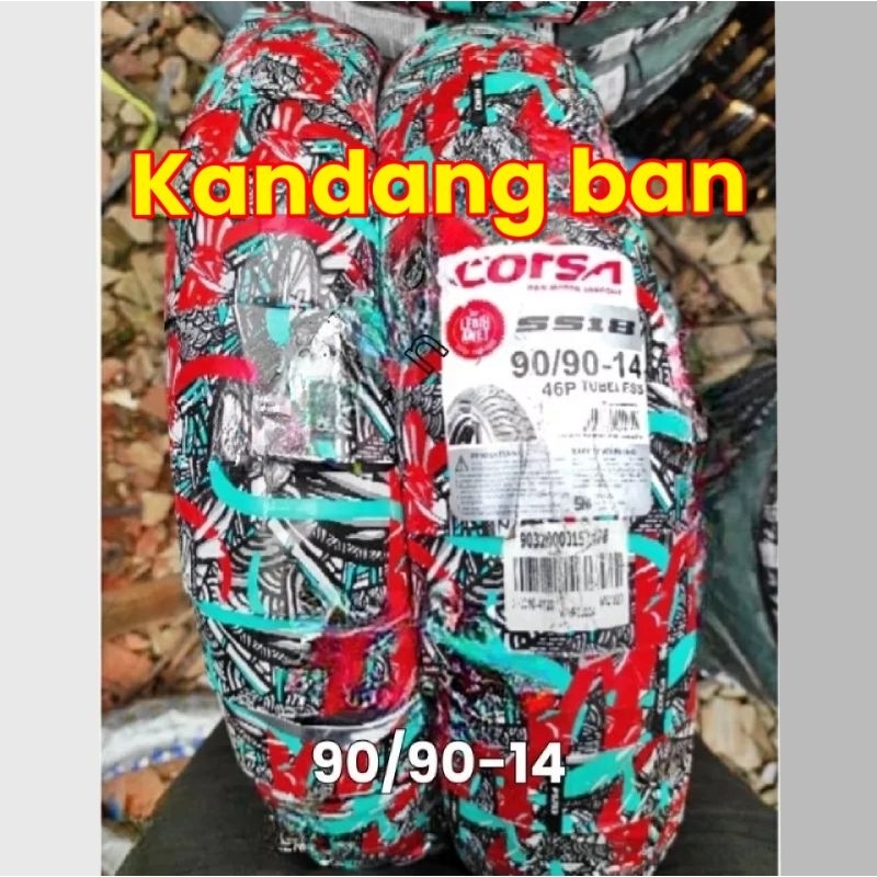 BAN TUBLES MATIC CORSA 90/90.14 BAN BARU 100% ORIGINAL GRATIS PENTIL.
