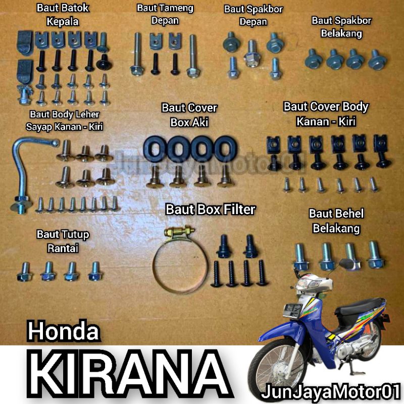 Baud - Baut Full Set Body Bodi Kirana 125