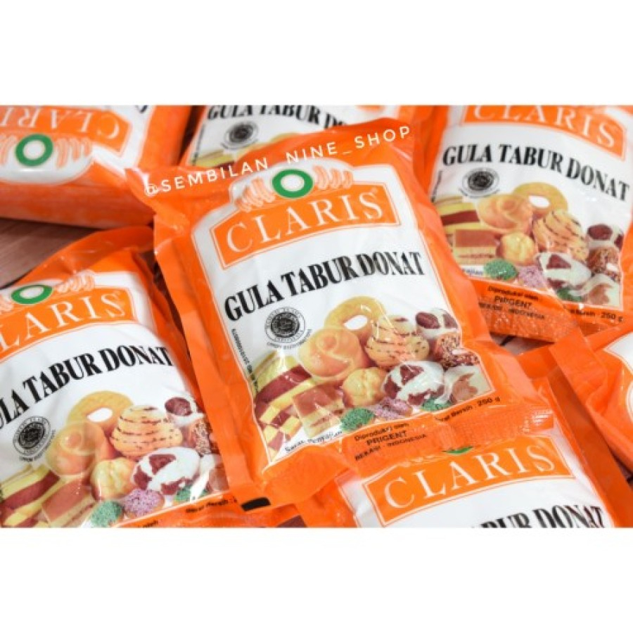 

Gula Donat Claris 250gr/ GULA DONAT MINT MANIS