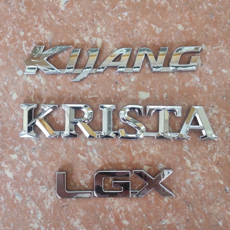 emblem penanda mobil merek logo kijang inova innova krista lgx 1997 1998 1999 2000 2001 2002 2003 20