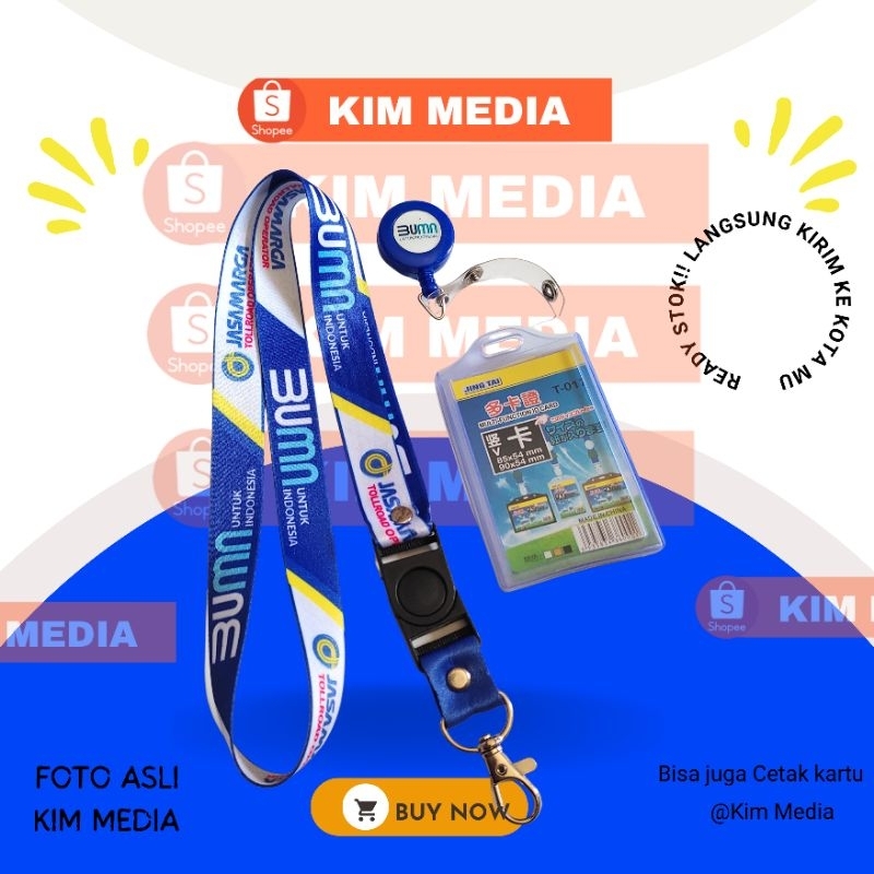

Tali Idcard Jasamarga BUMN / lanyard id card Jasamarga READYSTOK Satuan Ecer