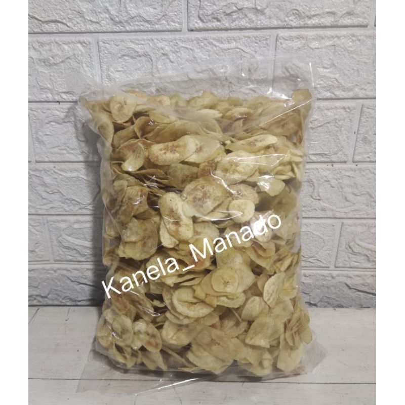 

Keripik Pisang Goroho Manado 1 Kg