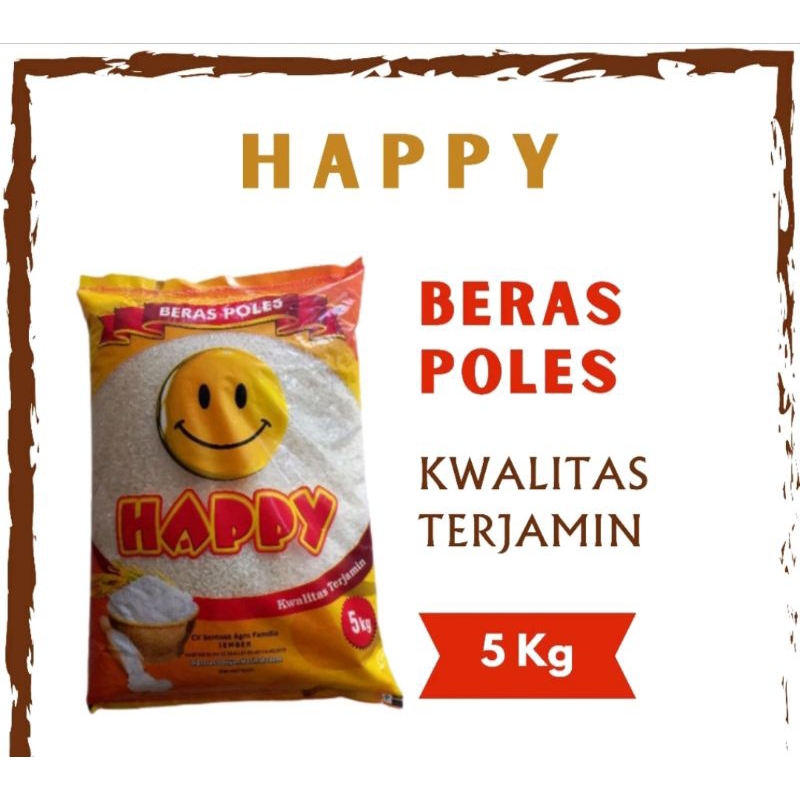 

BERAS HAPPY 5KG free kopi