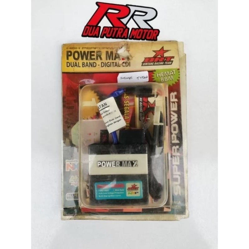 cdi original ori BRT racing power max dual band dualband suzuki smash smas new 110 titan RK Racing K