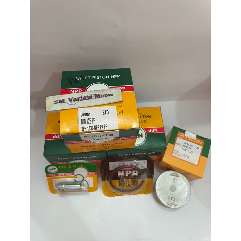 Paket Piston Kit Ring Seher Mio M3 2PH NPP Original Asli