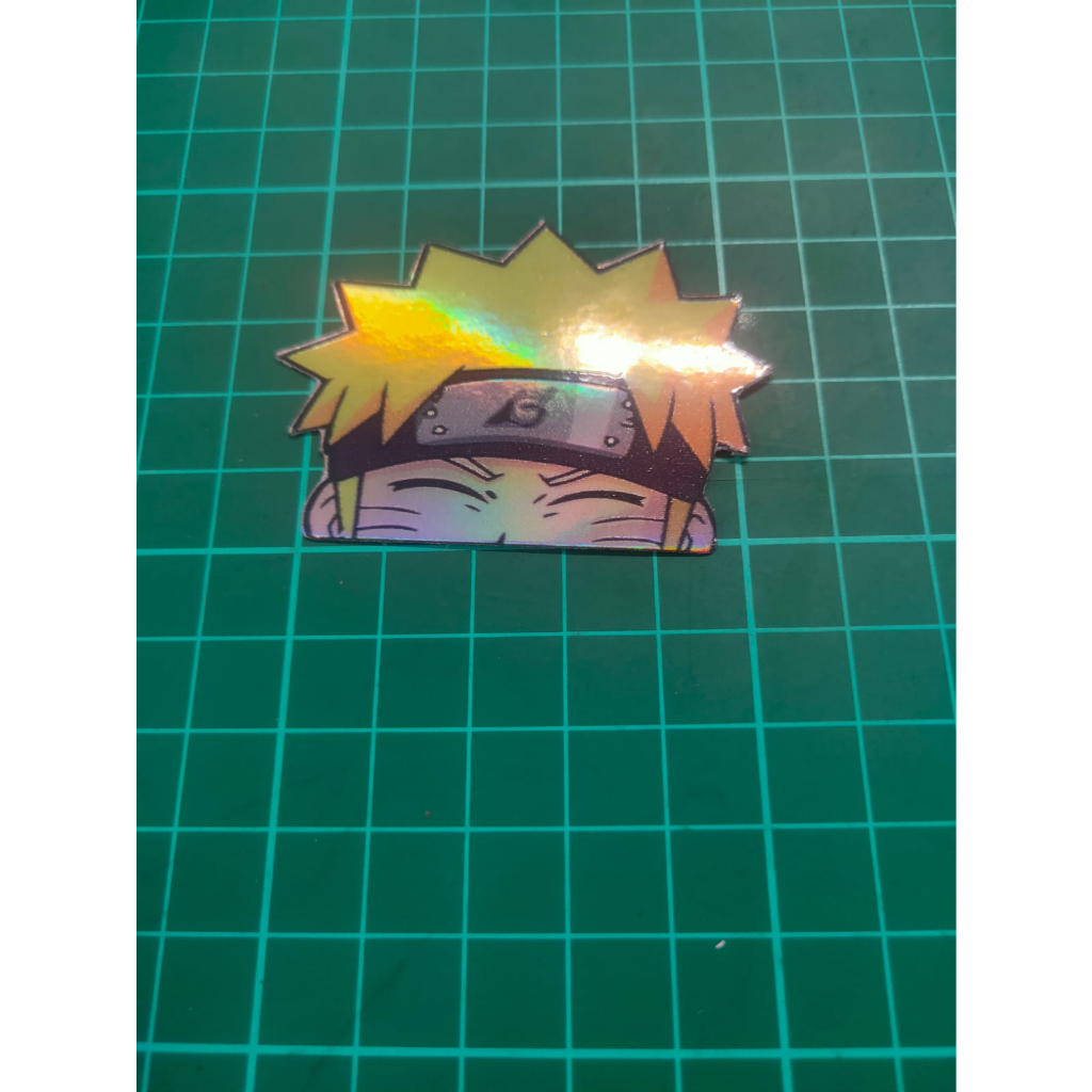 sticker Hologram Anime Naruto