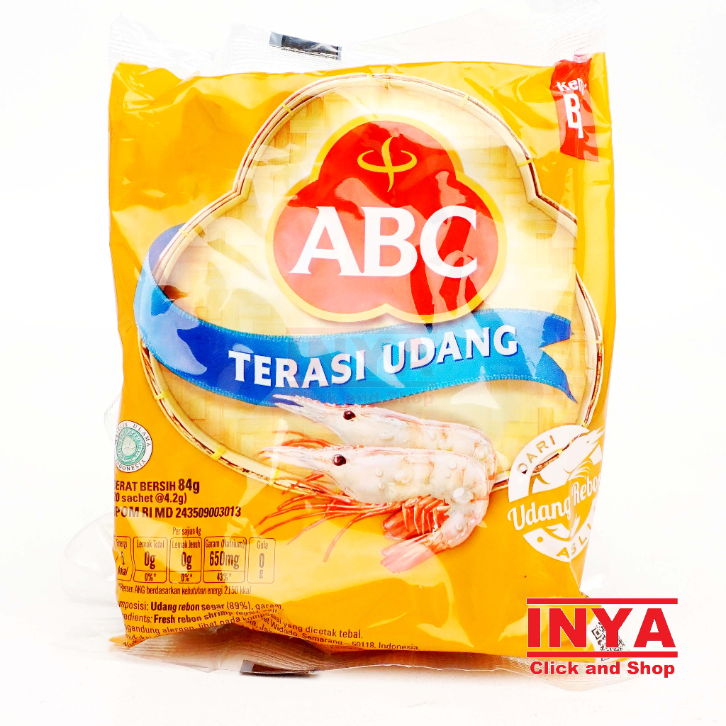

ABC Terasi Udang 1 Pack Isi 20x4.2gr - Shrimp Paste