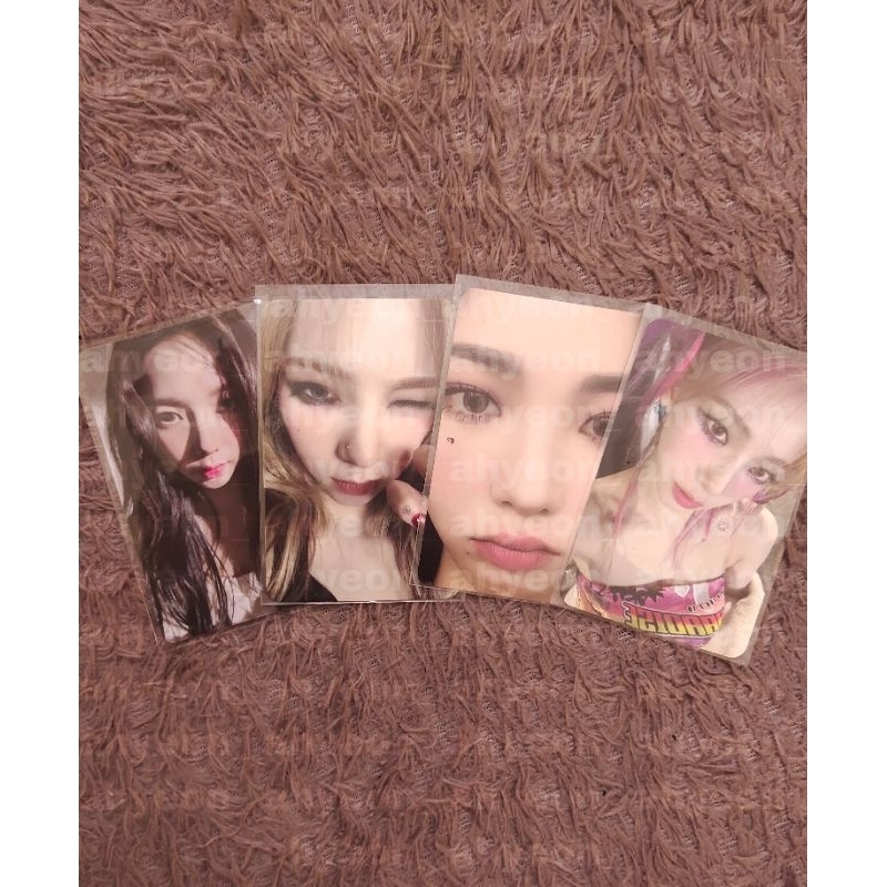 photocard aespa all about karina winter giselle ningning benefit album girls bandina starriver ktown