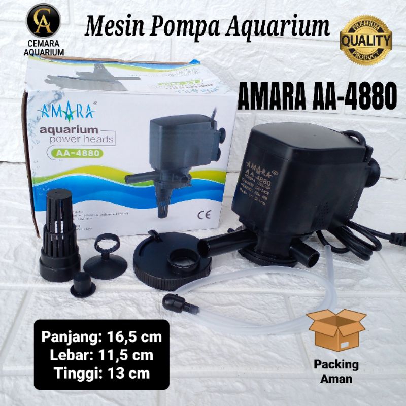 mesin pompa aquarium/ Amara AA-4880/ pompa/ pompa aquarium/ pompa akuarium/ pompa air aquarium/ pomp