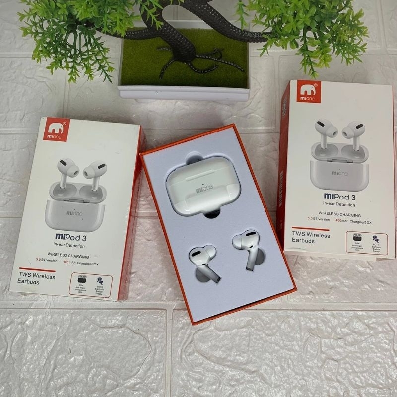 Original TWS mipod mione 3 Headshet Earphone Bluetooth Wireless